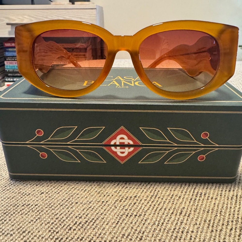 Casa Blanca Paris Sunglasses - Sophisticated Orange